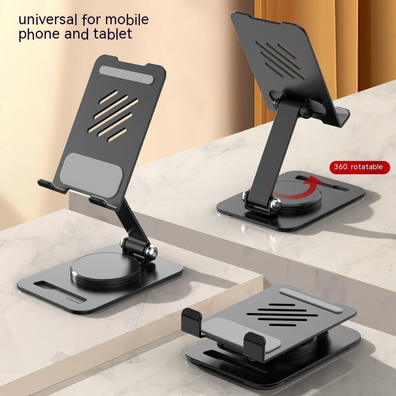 Simplix™360° Rotating Metal Desk Phone & Tablet Stand