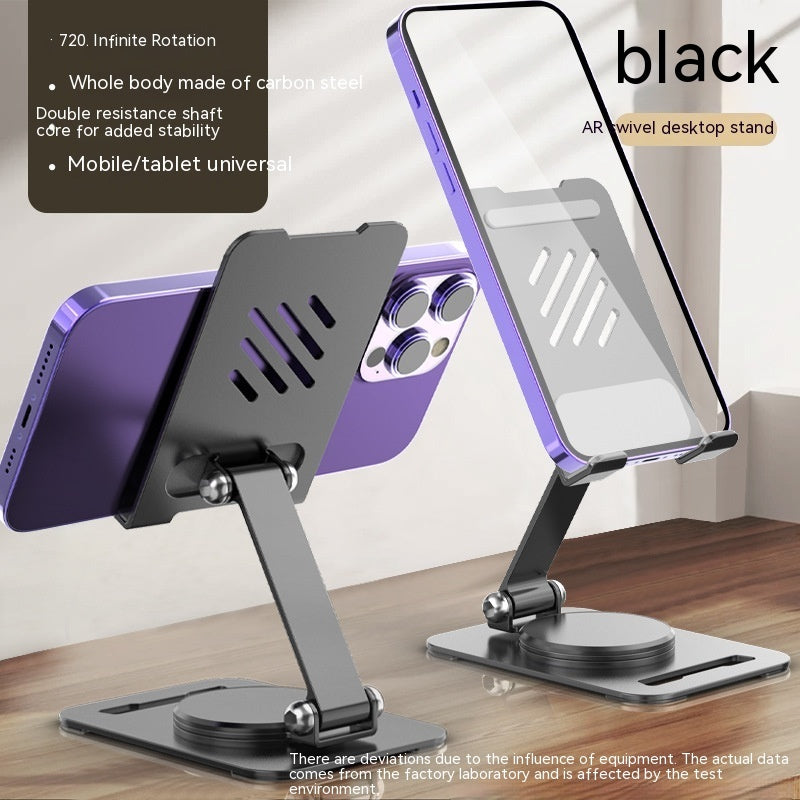 Simplix™360° Rotating Metal Desk Phone & Tablet Stand