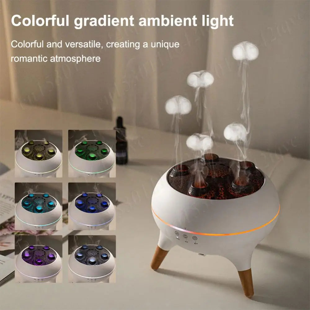Smart Dynamic Jellyfish Humidifier & Oil Diffuser Colorful and versatile , creating a unique romantic atmosphere.