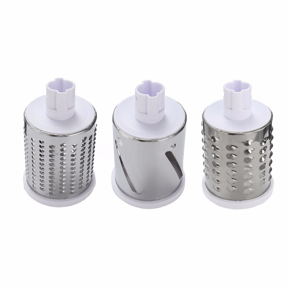 Three interchangeable rotary drums metal kitchen .