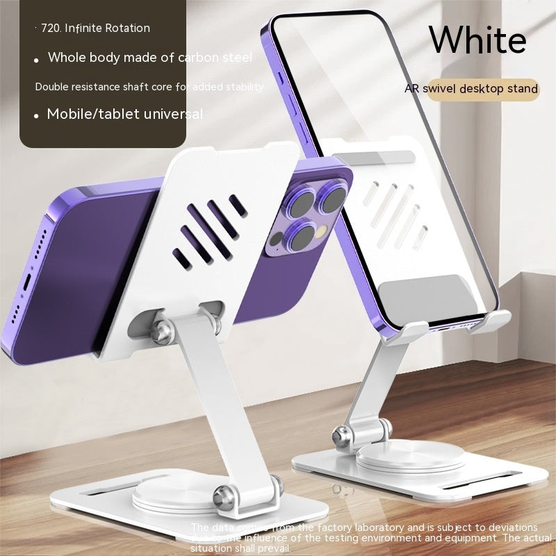 Simplix™360° Rotating Metal Desk Phone & Tablet Stand
