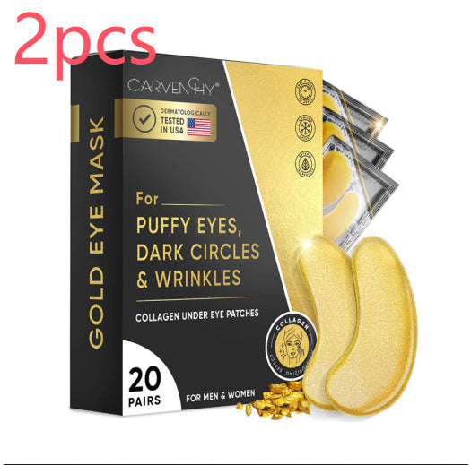 24K Gold Eye Bag Removal Wrinkle Lifting And Tightening  Eye Mask Patch