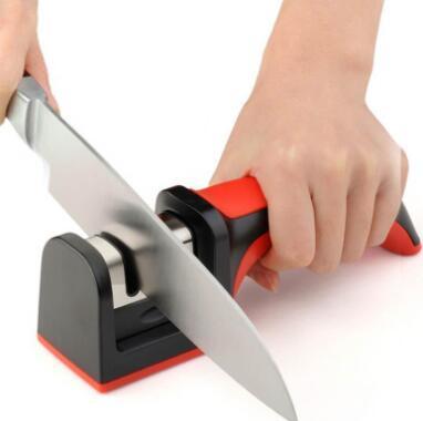 Kitchen Knife Sharpener – 3-Stage Multifunctional Blade Sharpening Tool for Home Use