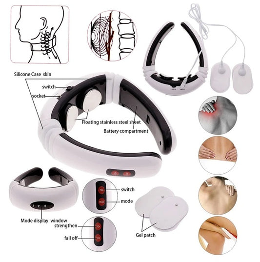 Simplix™ Magnetic Electric Cervical Pulse Neck Massager Muscle