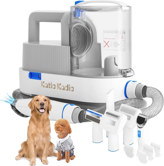 Pet Grooming Kit, 5 In 1 Dog Grooming Kit With 2 Suction Mode,