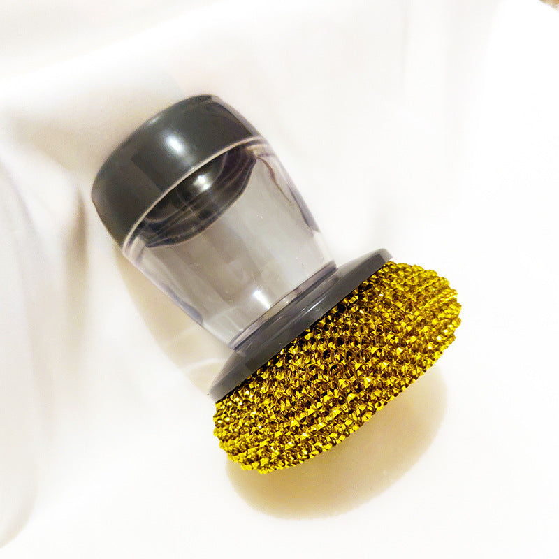 Kitchen Soap Dispensing Palm Brush – Multifunctional Scrubber for Dishes, Pots & Pans Cleaning