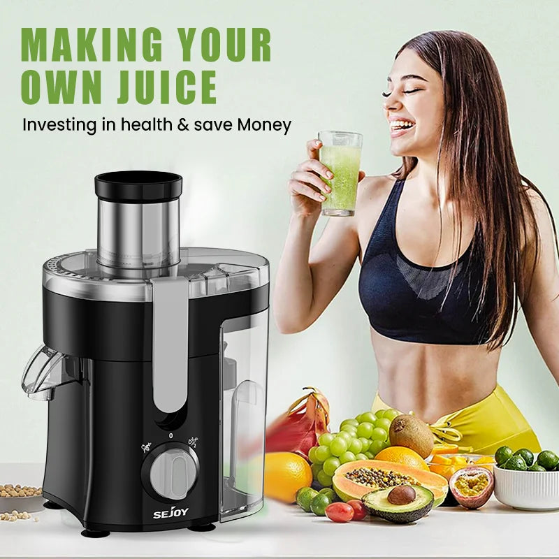 Making your own juice with Juicer Machine – Centrifugal Juicer Extractor