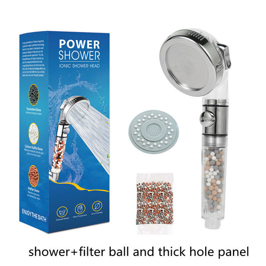 Multifunctional Shower Head with Filter Balls – High-Pressure Water Saving Purifier
