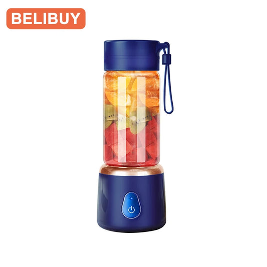 USB rechargeable portable smoothie blender for home, office, gym, and travel