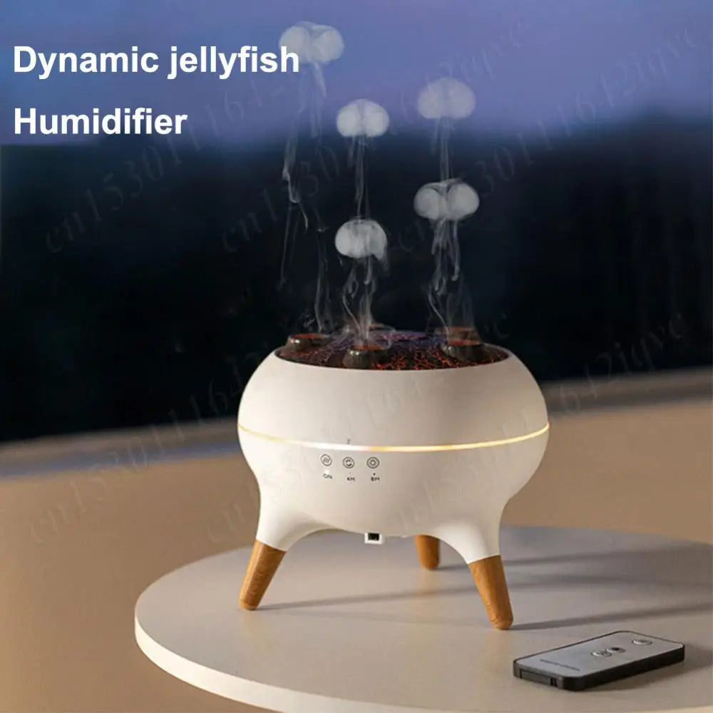 Smart Dynamic Jellyfish Humidifier & Oil Diffuser -shaped humidifier .