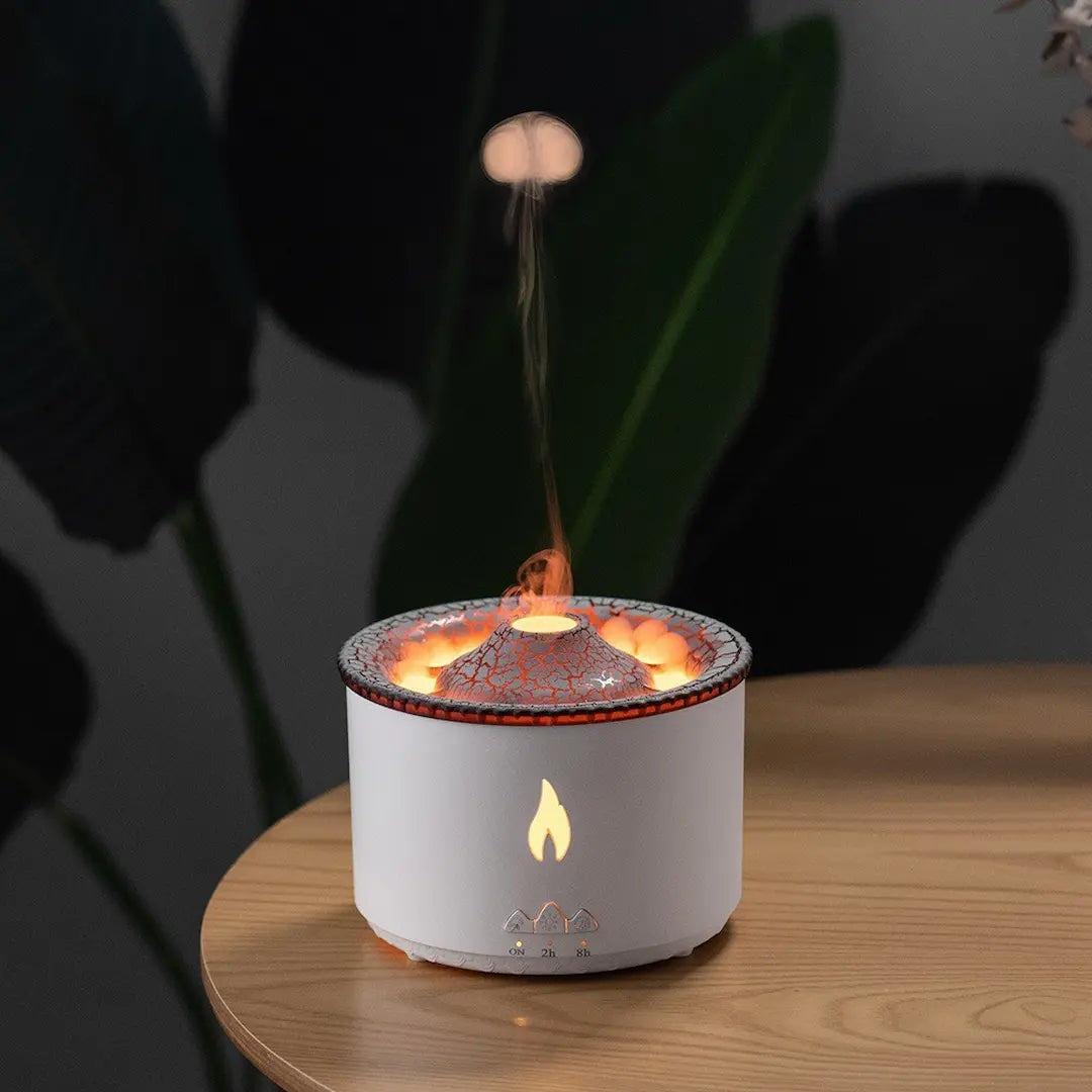 Simplix Volcano Humidifier – Flame Effect Diffuser – Simplix™