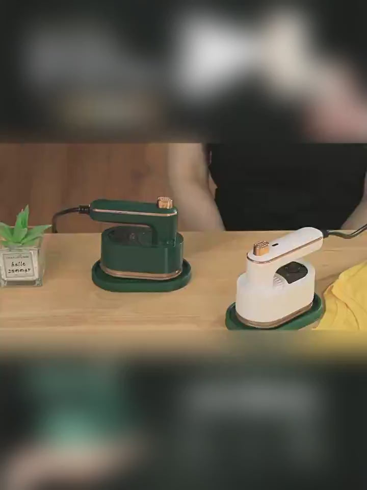 Folding Garment Steamer – Handheld Portable Clothes Steamer for Travel & Home Demontration video .