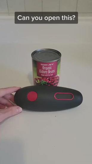 Demontration video Smart Electric Can Opener – One-Touch Automatic Open the bottle Automatically with hand free.