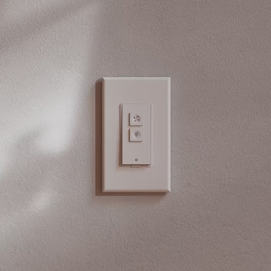 HomeKit WiFi Smart Ceiling Fan Light Switch with Dimmer – Voice Control Compatible Demonstration video.